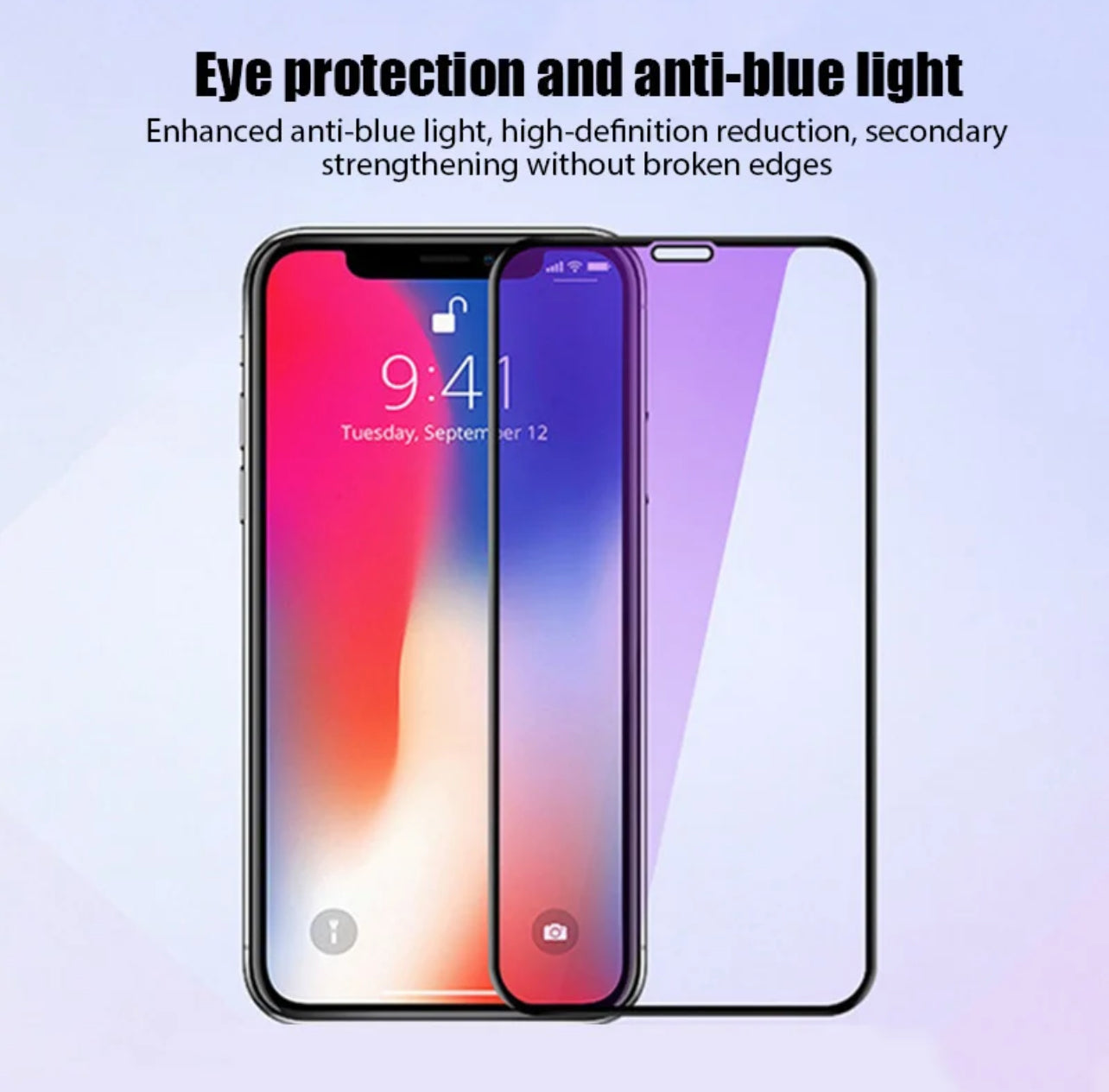 PJun Branded Violet Anti-Blue Light Glass Screen Protector 2pcs- iPhone PJun Branded Violet Anti-Blue Light Glass Screen Protector 2pcs- iPhone